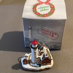 HARBOUR LIGHTS SOCIETY EXCLUSIVE PORT SANILAC MICHIGAN ORNAMENT 1998